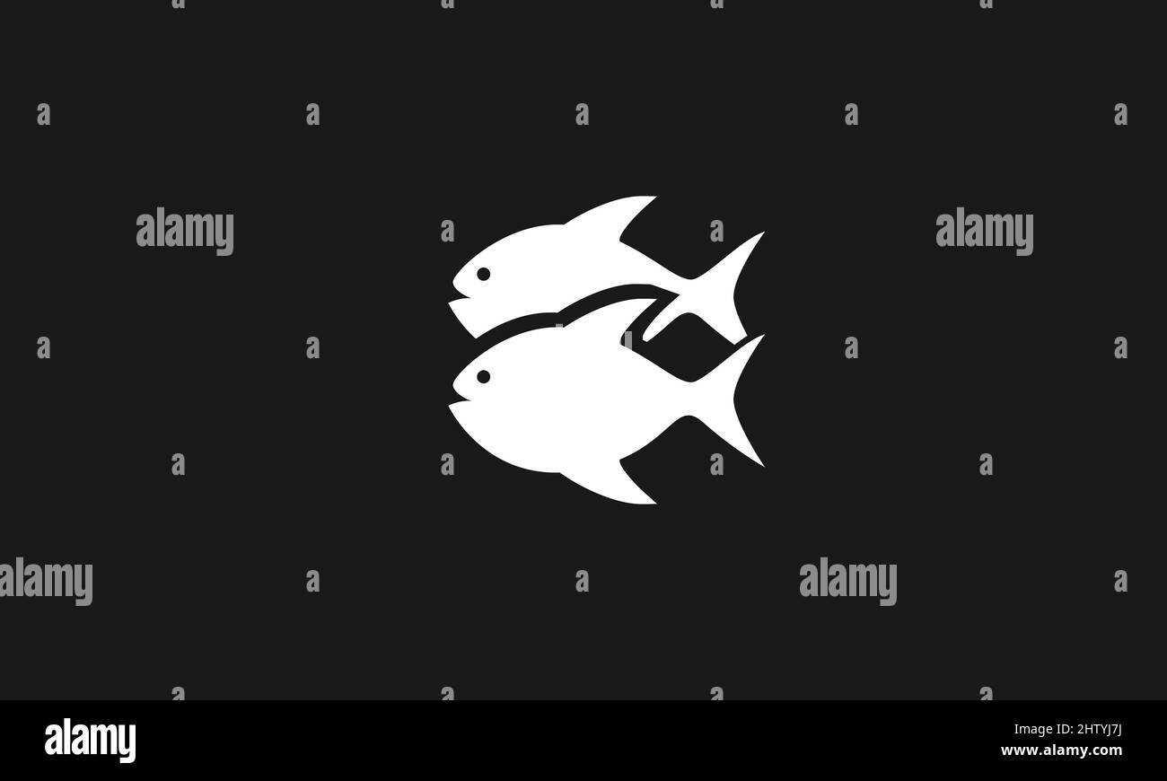 Logo Fish Sea Vector Illustration de Vecteur