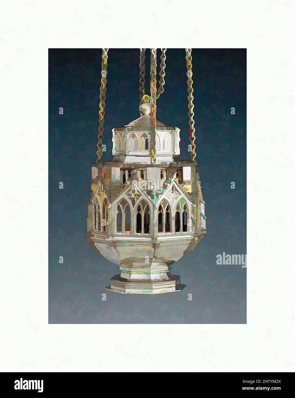 Art inspiré par censer, avant 1842, suisse ou allemand, argent, total: 31 7/8 x 5 3/4 po. (81 x 14,6 cm), Metalwork-Silver, œuvres classiques modernisées par Artotop avec une touche de modernité. Formes, couleur et valeur, impact visuel accrocheur sur l'art émotions par la liberté d'œuvres d'art d'une manière contemporaine. Un message intemporel qui cherche une nouvelle direction créative. Artistes qui se tournent vers le support numérique et créent le NFT Artotop Banque D'Images