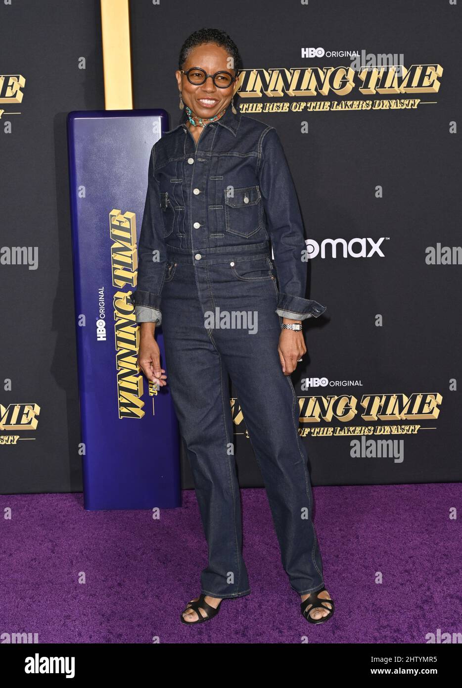 Los Angeles, États-Unis. 02nd mars 2022. LOS ANGELES, ÉTATS-UNIS. 02 mars 2022: Lisa gay Hamilton à la première pour le «temps gagnant: La montée de la dynastie des Lakers» à l'Ace Theatre. Crédit photo : Paul Smith/Alamy Live News Banque D'Images