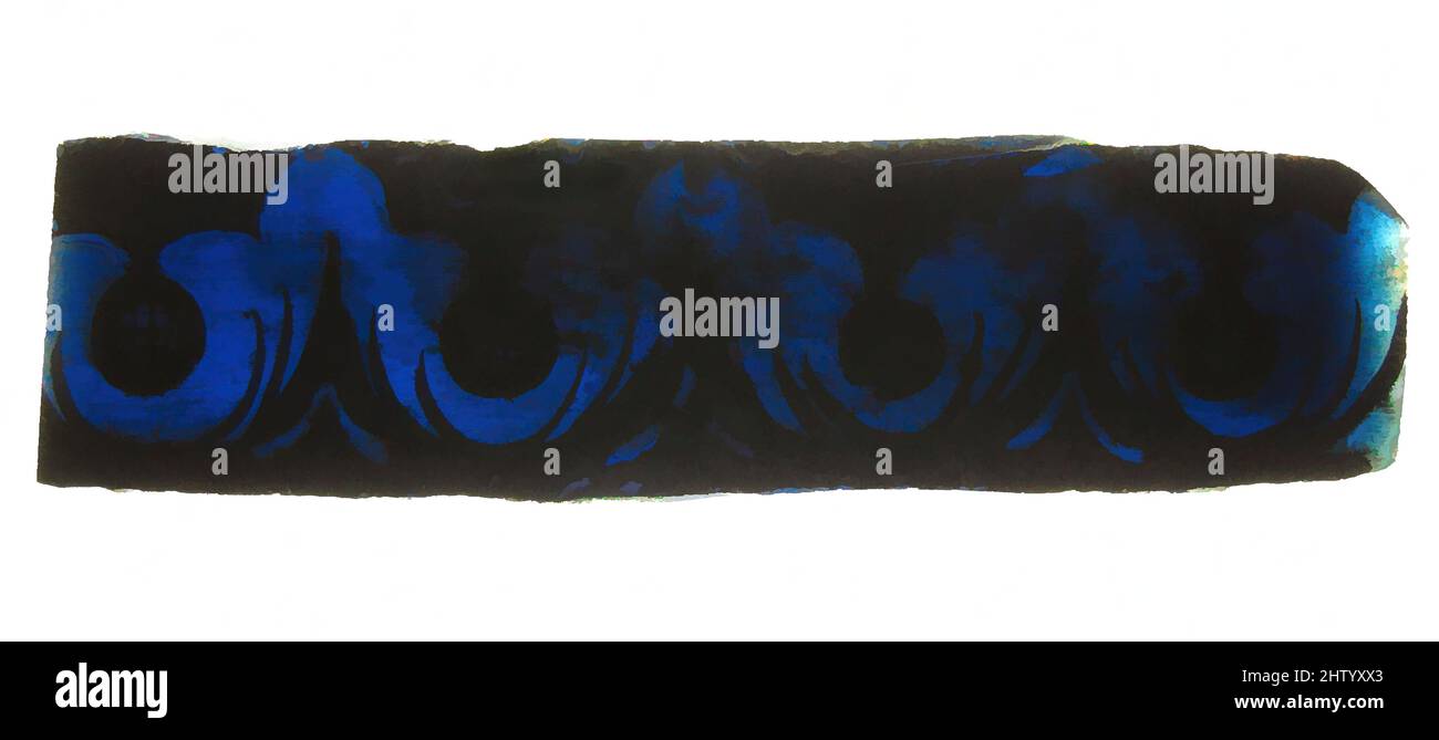 Art inspiré par Glass fragment, 13th Century, européen, Pot Metal Glass, total: 4 x 1 po. (10 x 2,5 cm), vitraux, oeuvres classiques modernisées par Artotop avec une touche de modernité. Formes, couleur et valeur, impact visuel accrocheur sur l'art émotions par la liberté d'œuvres d'art d'une manière contemporaine. Un message intemporel qui cherche une nouvelle direction créative. Artistes qui se tournent vers le support numérique et créent le NFT Artotop Banque D'Images