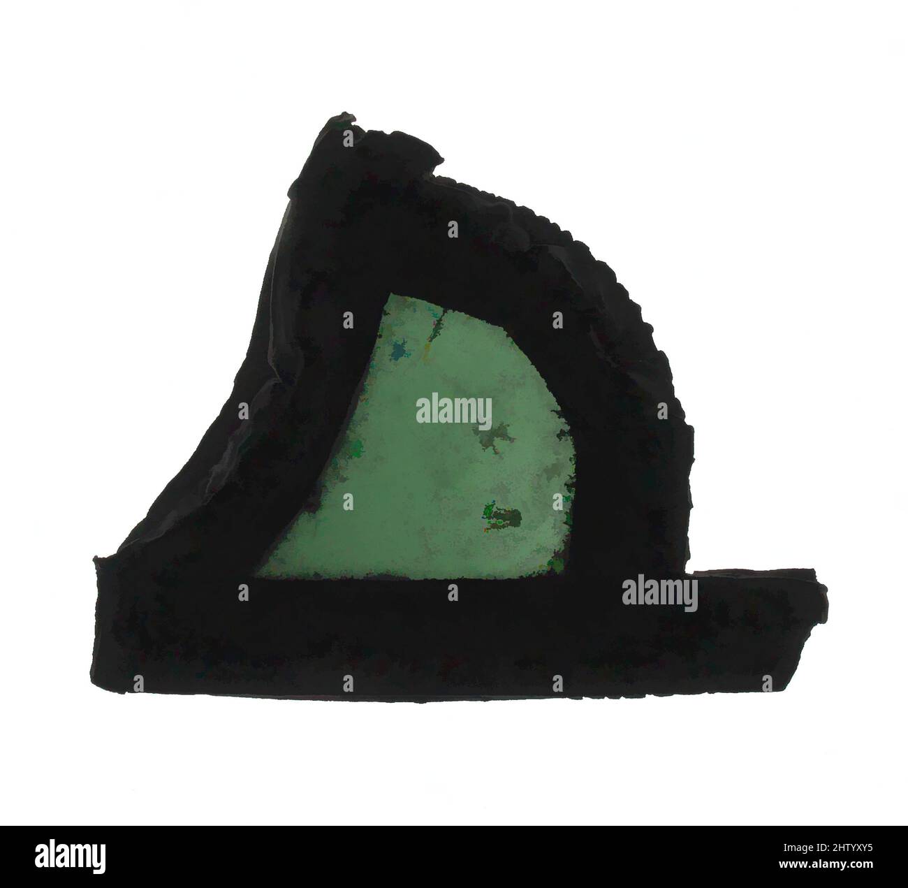 Art inspiré par Glass fragment, 13th–15th Century, européen, Pot Metal Glass, total: 2 x 2 po. (5,1 x 5,1 cm), vitraux, oeuvres classiques modernisées par Artotop avec une touche de modernité. Formes, couleur et valeur, impact visuel accrocheur sur l'art émotions par la liberté d'œuvres d'art d'une manière contemporaine. Un message intemporel qui cherche une nouvelle direction créative. Artistes qui se tournent vers le support numérique et créent le NFT Artotop Banque D'Images