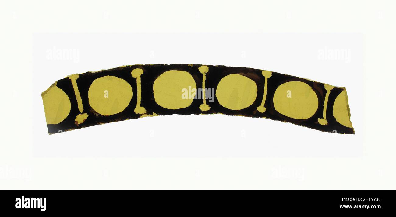 Art inspiré par Glass fragment, 15th Century, européen, Pot Metal Glass, total: 3 1,8 x 1/2 po. (8 x 1,5 cm), vitraux, oeuvres classiques modernisées par Artotop avec une touche de modernité. Formes, couleur et valeur, impact visuel accrocheur sur l'art émotions par la liberté d'œuvres d'art d'une manière contemporaine. Un message intemporel qui cherche une nouvelle direction créative. Artistes qui se tournent vers le support numérique et créent le NFT Artotop Banque D'Images