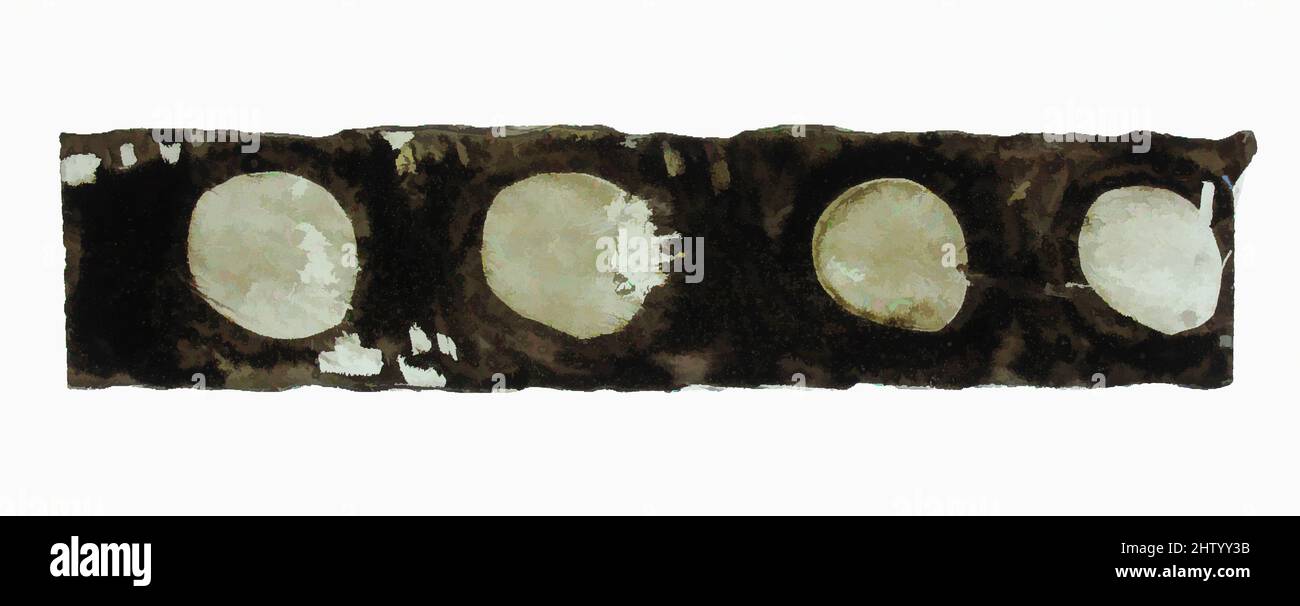 Art inspiré par Glass fragment, 14th–15th Century, européen, verre incolore, total : 3 1/8 x 3/4 po ( 8 x 2 cm), vitraux, oeuvres classiques modernisées par Artotop avec une touche de modernité. Formes, couleur et valeur, impact visuel accrocheur sur l'art émotions par la liberté d'œuvres d'art d'une manière contemporaine. Un message intemporel qui cherche une nouvelle direction créative. Artistes qui se tournent vers le support numérique et créent le NFT Artotop Banque D'Images