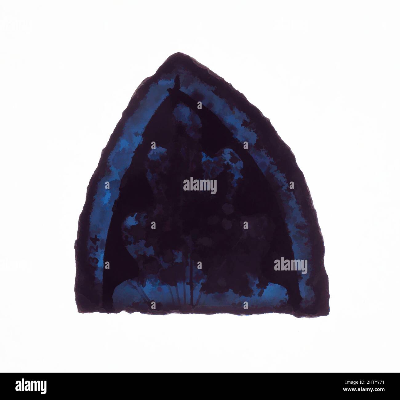 Art inspiré par Glass fragment, 13th–14th Century, européen, Pot Metal Glass, total: 2 x 2 po (5 x 5 cm), vitrail, oeuvres classiques modernisées par Artotop avec une touche de modernité. Formes, couleur et valeur, impact visuel accrocheur sur l'art émotions par la liberté d'œuvres d'art d'une manière contemporaine. Un message intemporel qui cherche une nouvelle direction créative. Artistes qui se tournent vers le support numérique et créent le NFT Artotop Banque D'Images