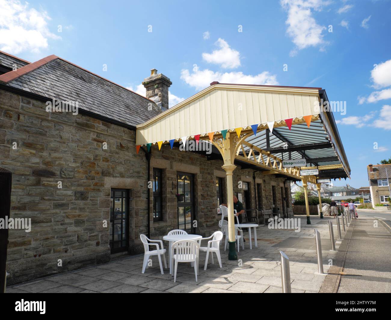 Centre John Betjeman, Wadebridge, Cornwall. Anciennement Southern Railway station. Banque D'Images