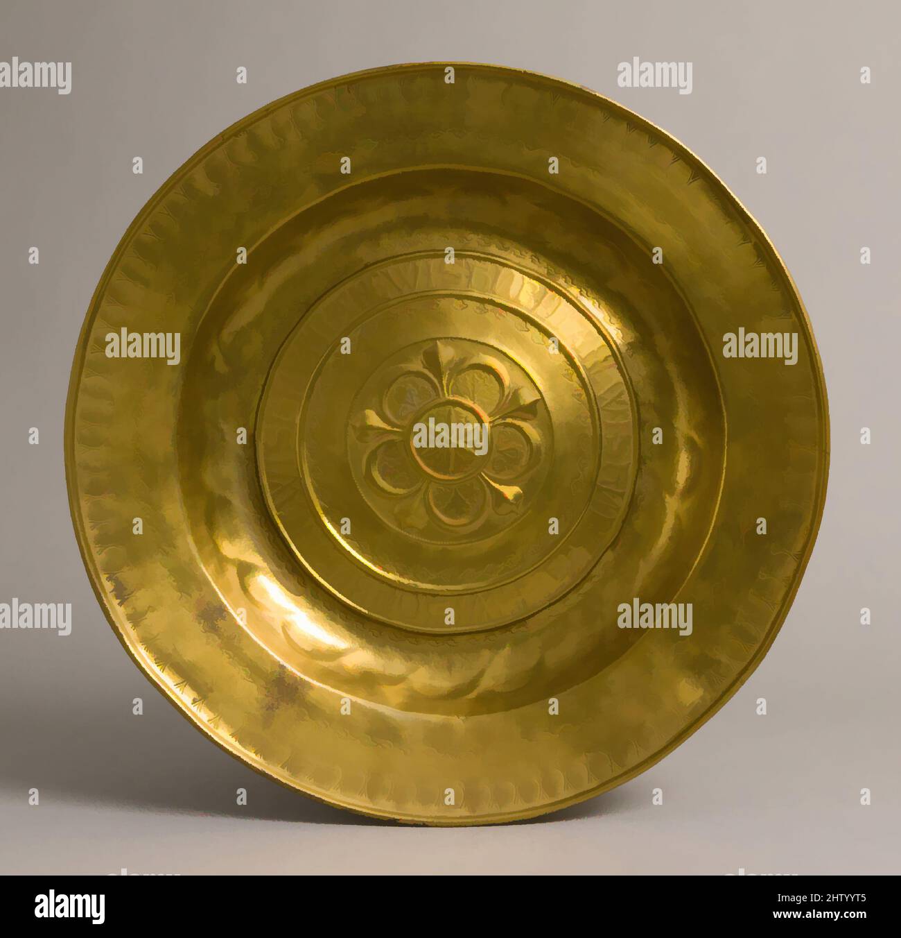 Art inspiré par la vaisselle, début du 16th siècle, allemand, laiton, total: 16 1/8 x 1 15/16 po. (41 x 4,9 cm), Metalwork-Brass, oeuvres classiques modernisées par Artotop avec une touche de modernité. Formes, couleur et valeur, impact visuel accrocheur sur l'art émotions par la liberté d'œuvres d'art d'une manière contemporaine. Un message intemporel qui cherche une nouvelle direction créative. Artistes qui se tournent vers le support numérique et créent le NFT Artotop Banque D'Images