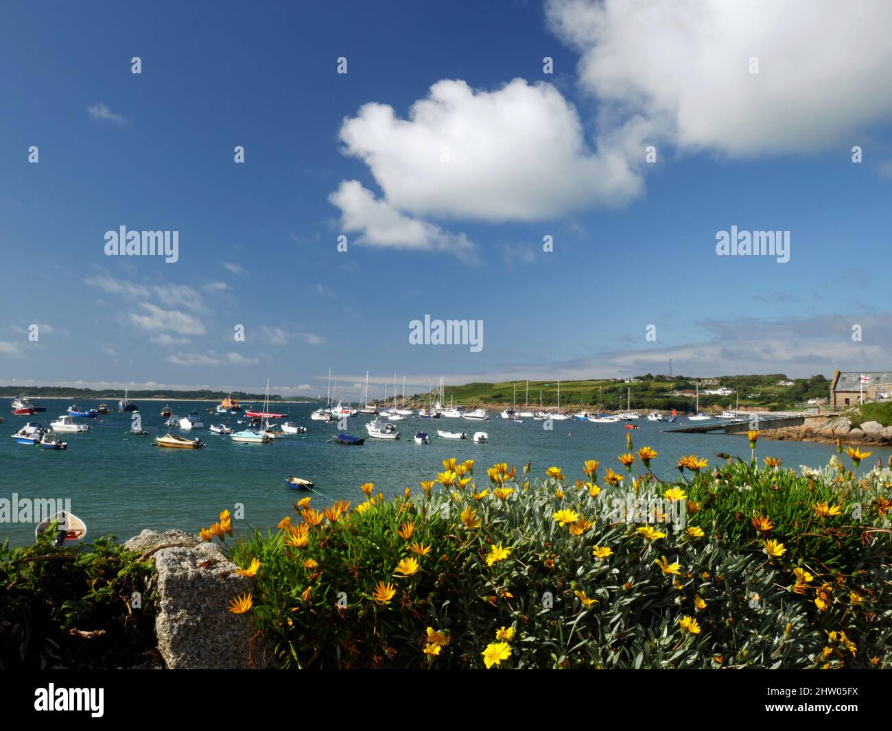 St Mary's, îles de Scilly. Banque D'Images