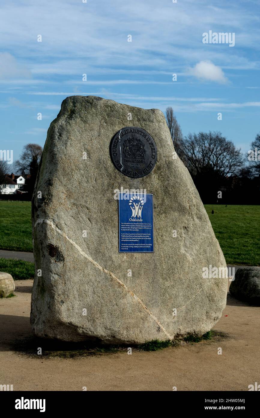 Oaklands Recreation Ground, Yardley, Birmingham, Royaume-Uni Banque D'Images