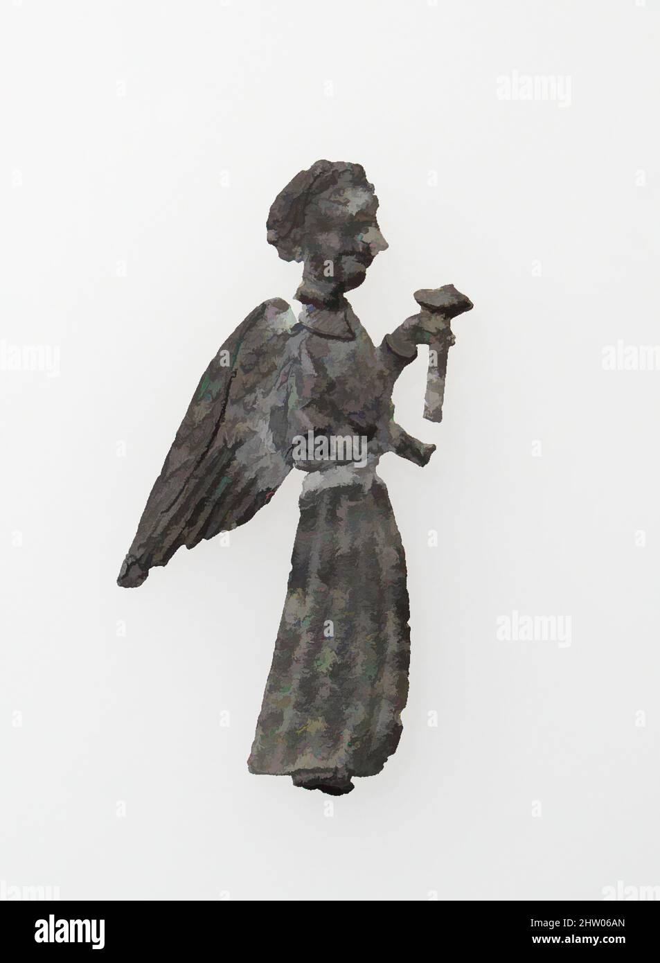 Art inspiré par l'insigne de Pilgrim, 14th–16th siècle, français, plomb, total : 1 3/4 x 13/16in. (4,5 x 2,1cm), Metalwork-Lead, oeuvres classiques modernisées par Artotop avec une touche de modernité. Formes, couleur et valeur, impact visuel accrocheur sur l'art émotions par la liberté d'œuvres d'art d'une manière contemporaine. Un message intemporel qui cherche une nouvelle direction créative. Artistes qui se tournent vers le support numérique et créent le NFT Artotop Banque D'Images