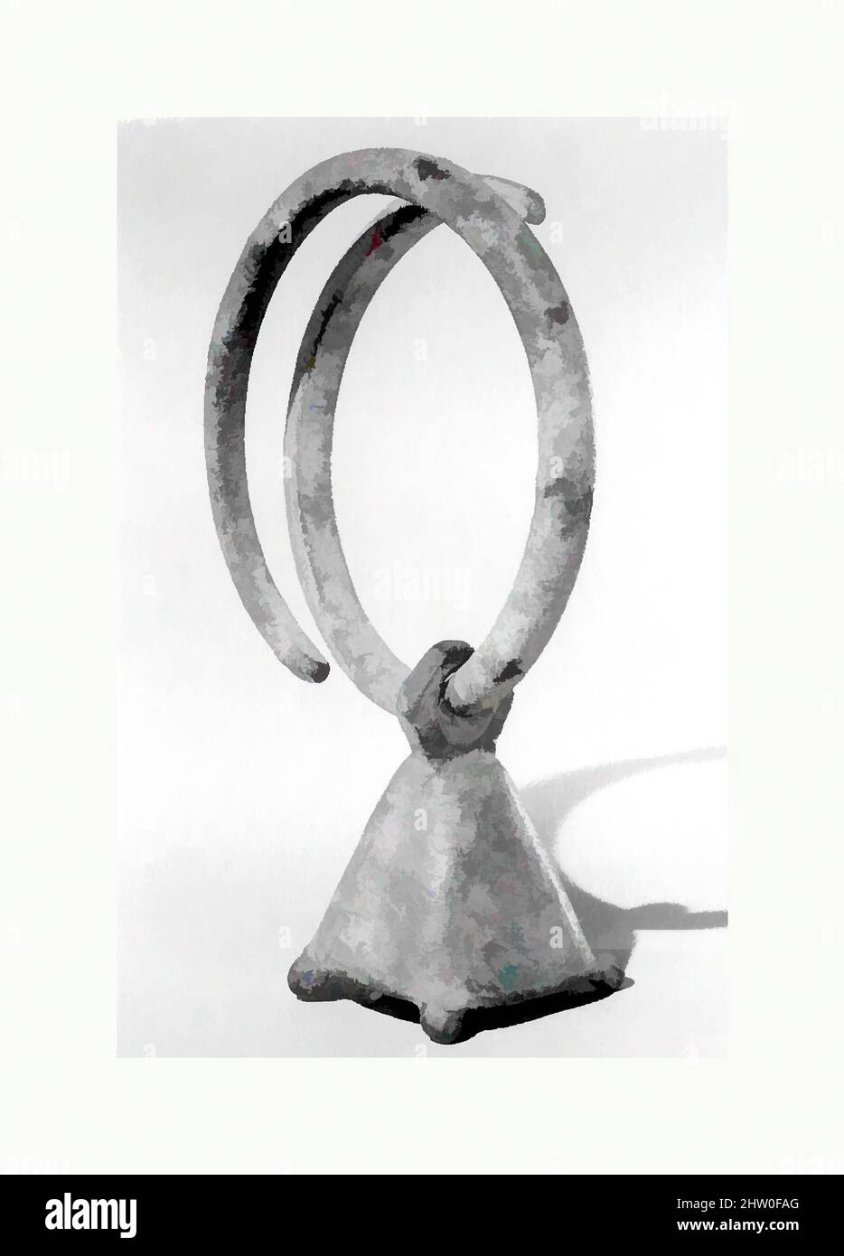 Art inspiré par Bracelet Bell, 1st Century A.D., Rome, Italie, italien (ancien romain), Bronze., diamètre de la cloche: 2 1/4 po. (5,7 cm), Idiophone-frappé-cloche-clapper, oeuvres classiques modernisées par Artotop avec une touche de modernité. Formes, couleur et valeur, impact visuel accrocheur sur l'art émotions par la liberté d'œuvres d'art d'une manière contemporaine. Un message intemporel qui cherche une nouvelle direction créative. Artistes qui se tournent vers le support numérique et créent le NFT Artotop Banque D'Images