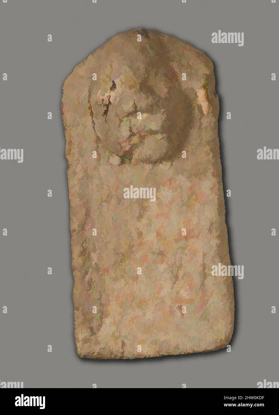 Art inspiré par la figure magique, fin du Royaume moyen–deuxième période intermédiaire, dynastie 13–SIP, env. 1802–1550 av. J.-C., d'Égypte, région Memphite, Lisht Sud, à l'ouest de la mastaba de Senwosretankh, dépôt de surface, 1932–33, Clay (non tiré), H. 7,6 cm (3 po.); W. 3,6 cm (1 7/16 po., œuvres classiques modernisées par Artotop avec une touche de modernité. Formes, couleur et valeur, impact visuel accrocheur sur l'art émotions par la liberté d'œuvres d'art d'une manière contemporaine. Un message intemporel qui cherche une nouvelle direction créative. Artistes qui se tournent vers le support numérique et créent le NFT Artotop Banque D'Images