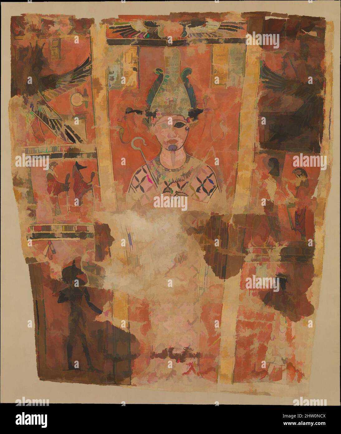 Art inspiré par Osiris Shroud, période romaine, ca. A.D. 125, d'Égypte, lin, peinture, 98 x 82 cm (38 9/16 x 32 5/16 po, œuvres classiques modernisées par Artotop avec une touche de modernité. Formes, couleur et valeur, impact visuel accrocheur sur l'art émotions par la liberté d'œuvres d'art d'une manière contemporaine. Un message intemporel qui cherche une nouvelle direction créative. Artistes qui se tournent vers le support numérique et créent le NFT Artotop Banque D'Images