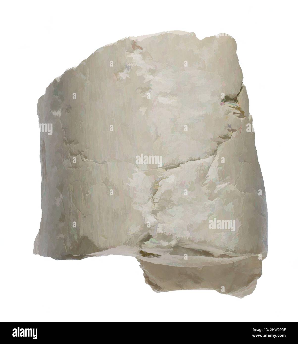 Art inspiré par le bras ou la jambe (?), Nouveau Royaume, période Amarna, dynastie 18, ca. 1353–1336 av. J.-C., d'Égypte, du Moyen-Égypte, Amarna (Akhetaten), Grand Temple de l'Aten, fosse à l'extérieur du mur sud, fouilles de Petrie/carter, 1891–92, calcaire induré, 11 x 9,8 x 6,3 cm, œuvres classiques modernisées par Artotop avec une touche de modernité. Formes, couleur et valeur, impact visuel accrocheur sur l'art émotions par la liberté d'œuvres d'art d'une manière contemporaine. Un message intemporel qui cherche une nouvelle direction créative. Artistes qui se tournent vers le support numérique et créent le NFT Artotop Banque D'Images