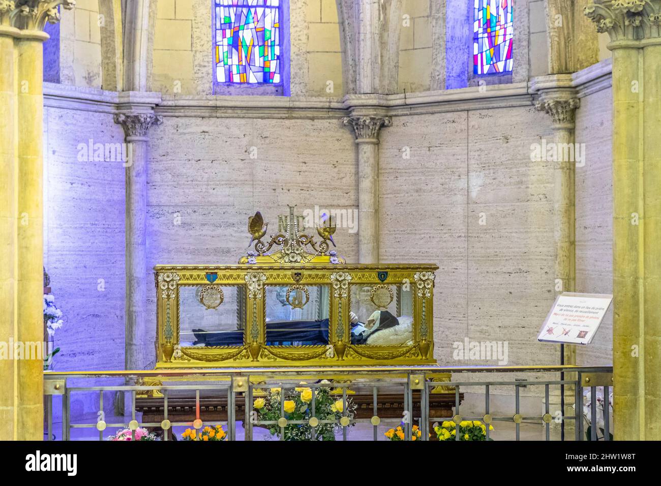 France, Nievre, sanctuaire de Sainte-Bernadette, notre-Dame de Lourdes, Nevers Banque D'Images