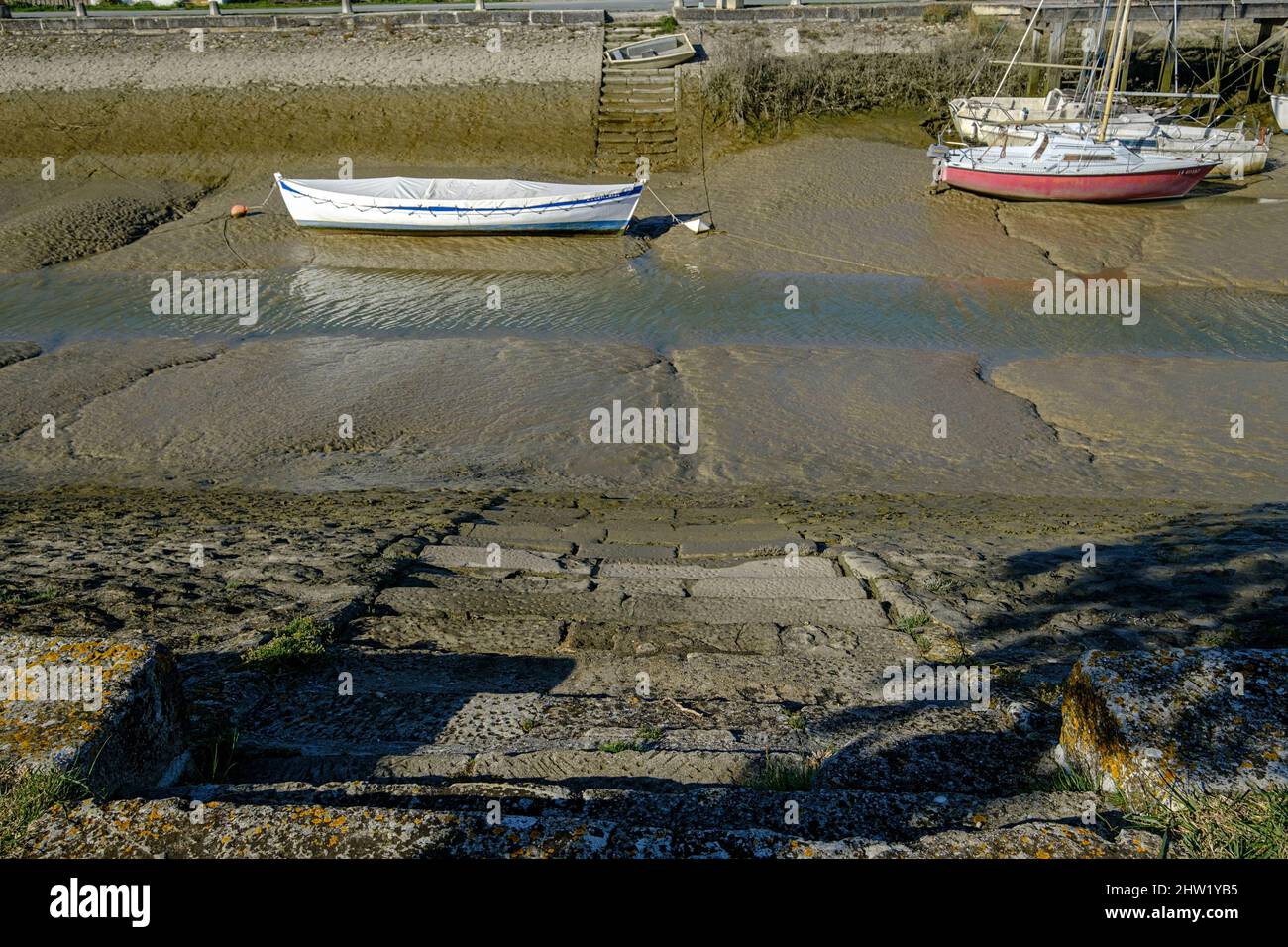 France, Charente-Maritime, Saintonge, l'Eguille-sur-Seudre Banque D'Images