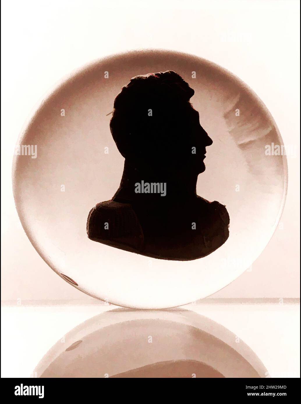 Art inspiré par le poids du papier, 1800–1883, fabriqué en France, verre, Diam. 2 7/8 po (7,3 cm), verre, oeuvres classiques modernisées par Artotop avec une touche de modernité. Formes, couleur et valeur, impact visuel accrocheur sur l'art émotions par la liberté d'œuvres d'art d'une manière contemporaine. Un message intemporel qui cherche une nouvelle direction créative. Artistes qui se tournent vers le support numérique et créent le NFT Artotop Banque D'Images