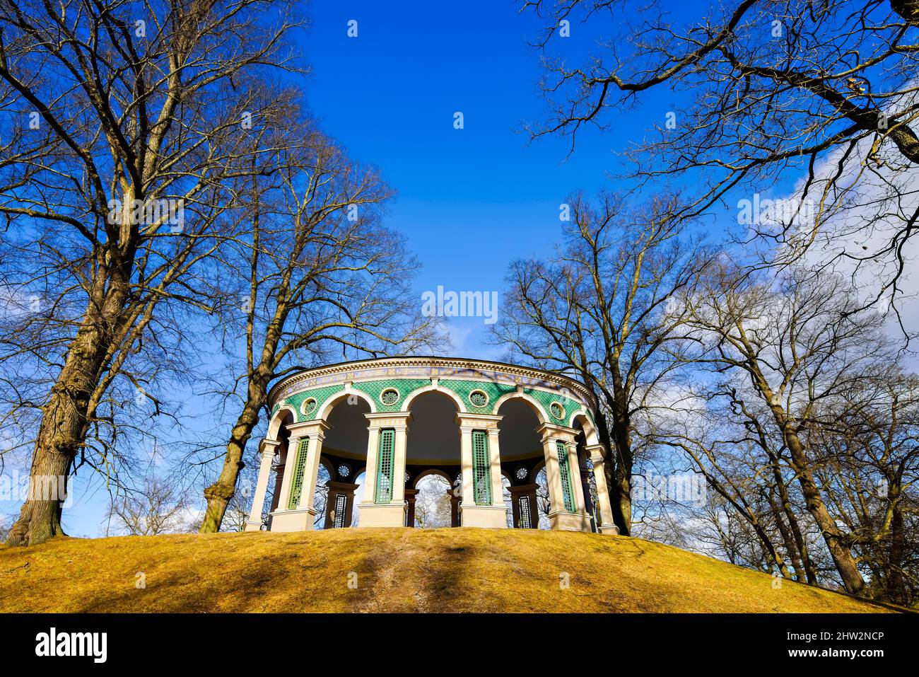 Le Temple de l'Echo. Haga Park, Solna, Suède. Banque D'Images