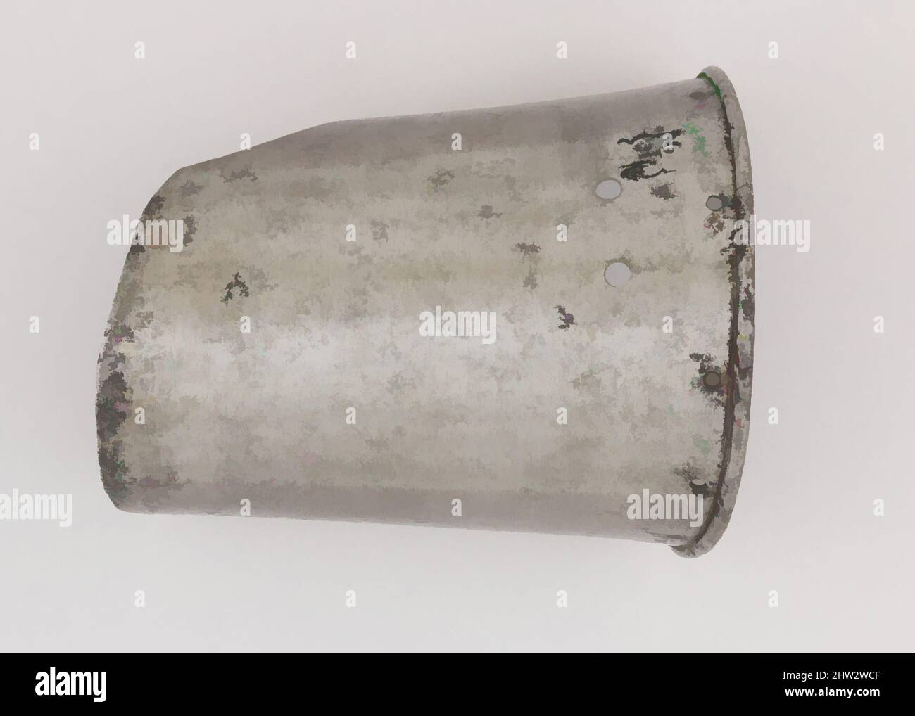 Art inspiré par la défense du bras supérieur (Rerebrace), env. 1430–40, italien, acier, H. 6 1/4 po. (15,9 cm) ; avec 4 po (10,2 cm) ; D. 5 po (12,7 cm) ; poids 13,1 oz (371,4 g), pièces d'armure, œuvres classiques modernisées par Artotop avec une touche de modernité. Formes, couleur et valeur, impact visuel accrocheur sur l'art émotions par la liberté d'œuvres d'art d'une manière contemporaine. Un message intemporel qui cherche une nouvelle direction créative. Artistes qui se tournent vers le support numérique et créent le NFT Artotop Banque D'Images