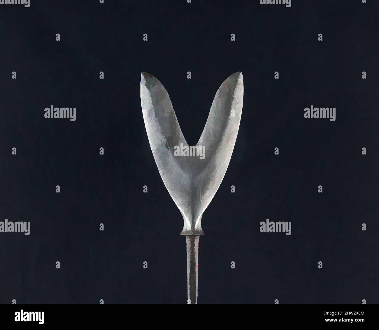Art inspiré par Arrowhead (Yanonē), 18th siècle, japonais, acier, L. 8 3/4 po. (22,2 cm) ; L. de la tête 2 3/4 po. (7 cm) ; avec 1 3/4 po (4,5 cm) ; poids 1,4 oz (39,7 g), matériel de tir à l'arc - pointes de flèches, oeuvres classiques modernisées par Artotop avec un peu de modernité. Formes, couleur et valeur, impact visuel accrocheur sur l'art émotions par la liberté d'œuvres d'art d'une manière contemporaine. Un message intemporel qui cherche une nouvelle direction créative. Artistes qui se tournent vers le support numérique et créent le NFT Artotop Banque D'Images