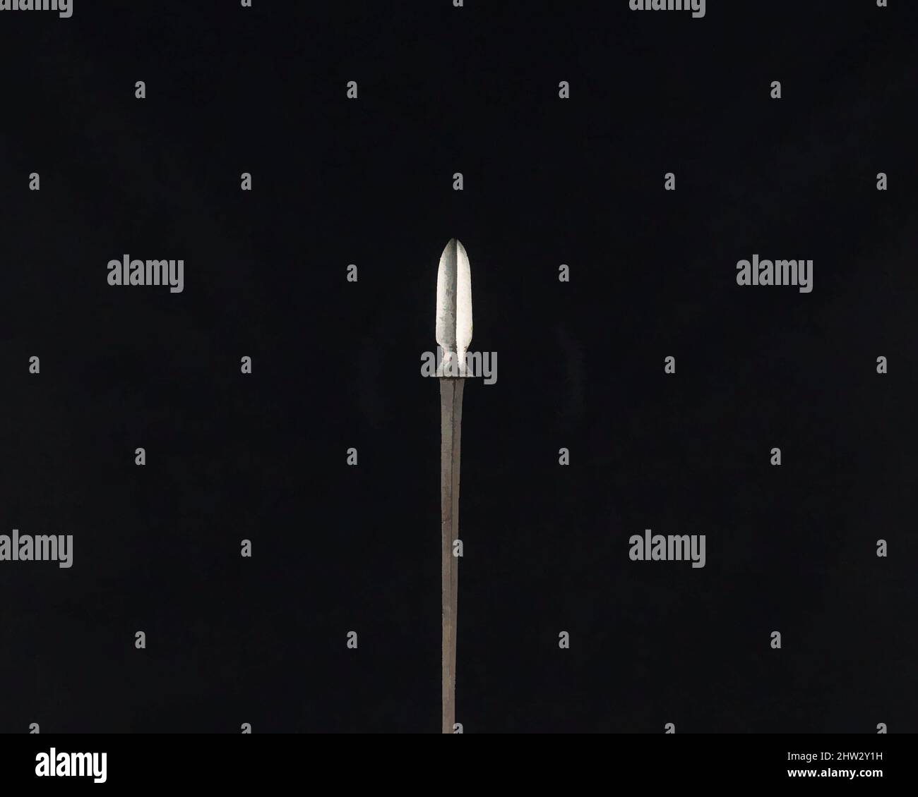 Art inspiré par Arrowhead (Yanonē), 18th siècle, japonais, acier, L. 5 1/4 po. (13,3 cm) ; L. de la tête 1 po. (2,5 cm) ; avec 1/4 po (0,6 cm) ; poids 0,3 oz (8,5 g), matériel de tir à l'arc - pointes de flèches, oeuvres classiques modernisées par Artotop avec un peu de modernité. Formes, couleur et valeur, impact visuel accrocheur sur l'art émotions par la liberté d'œuvres d'art d'une manière contemporaine. Un message intemporel qui cherche une nouvelle direction créative. Artistes qui se tournent vers le support numérique et créent le NFT Artotop Banque D'Images