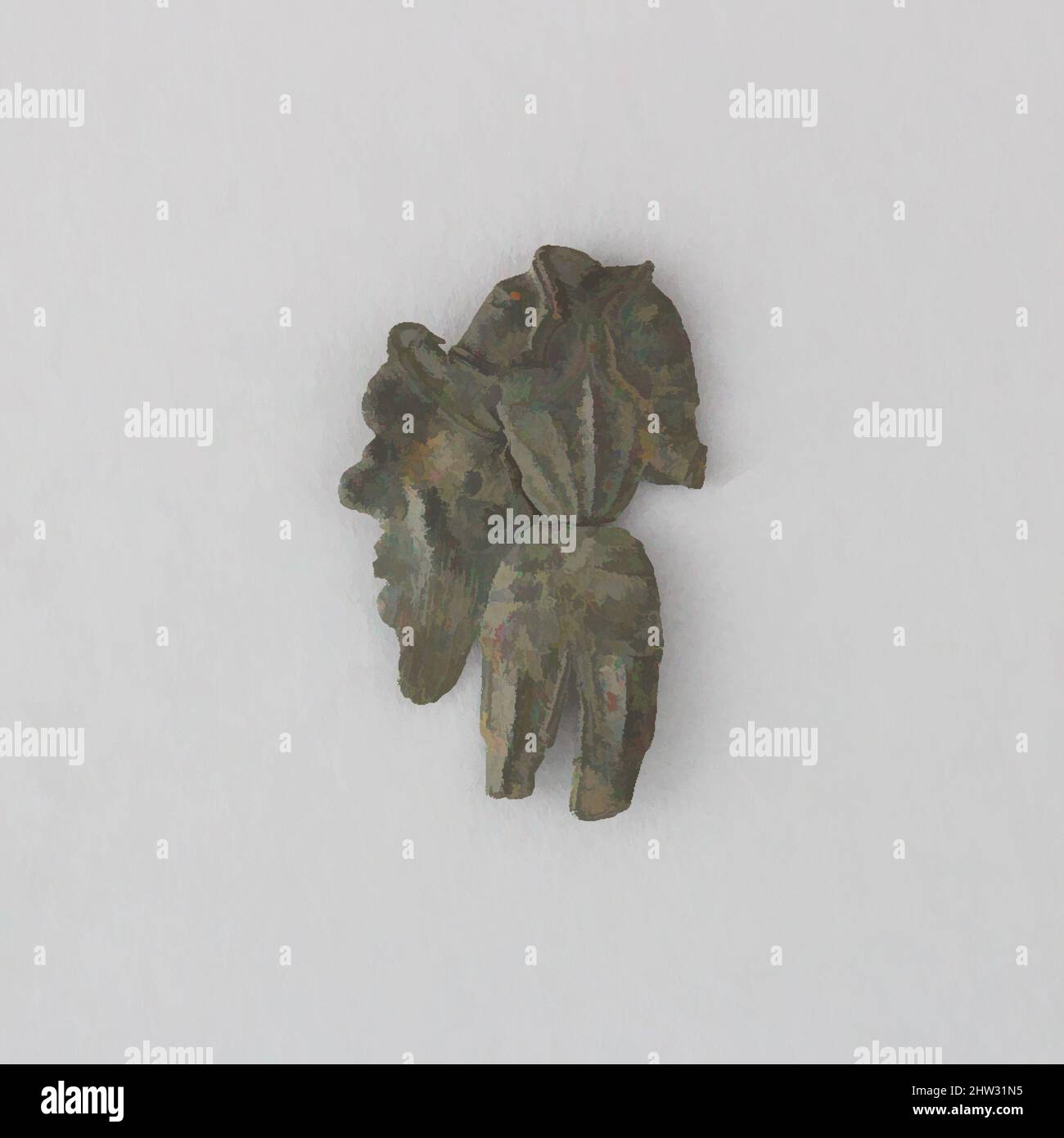 Art inspiré par les jetons des pèlerins de Chevaliers et chevaux (5 fragments), 12th–15th siècle, français, plomb, jeton (a); H. 15/16 po (2,4 cm) ; avec 13/16 po (2,1 cm) ; épaisseur 3/16 po. (0,5 cm) ; jeton (b) ; H. 1 9/16 po. (4 cm) ; avec 1 po (2,5 cm) ; épaisseur 1/8 po. (0,3 cm) ; poids 0,2 oz (5,7 g, œuvres classiques modernisées par Artotop avec une touche de modernité. Formes, couleur et valeur, impact visuel accrocheur sur l'art émotions par la liberté d'œuvres d'art d'une manière contemporaine. Un message intemporel qui cherche une nouvelle direction créative. Artistes qui se tournent vers le support numérique et créent le NFT Artotop Banque D'Images