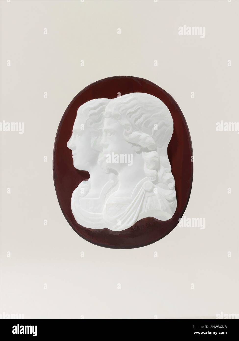 Art inspiré par les bustes jugate de Czarevitch Paul et Maria Feodorovna de Russie, James Tassie (Britannique, Glasgow, Écosse 1735–1799 Londres), 1791, Britannique, Londres, verre moulé, total : 2 11/16 x 2 3/16 x 7/16 po. (6,8 x 5,5 x 1,1 cm); 68 x 55,4 x 11,1 mm, verre, James Tassie (British, Classic œuvres modernisées par Artotop avec une touche de modernité. Formes, couleur et valeur, impact visuel accrocheur sur l'art émotions par la liberté d'œuvres d'art d'une manière contemporaine. Un message intemporel qui cherche une nouvelle direction créative. Artistes qui se tournent vers le support numérique et créent le NFT Artotop Banque D'Images