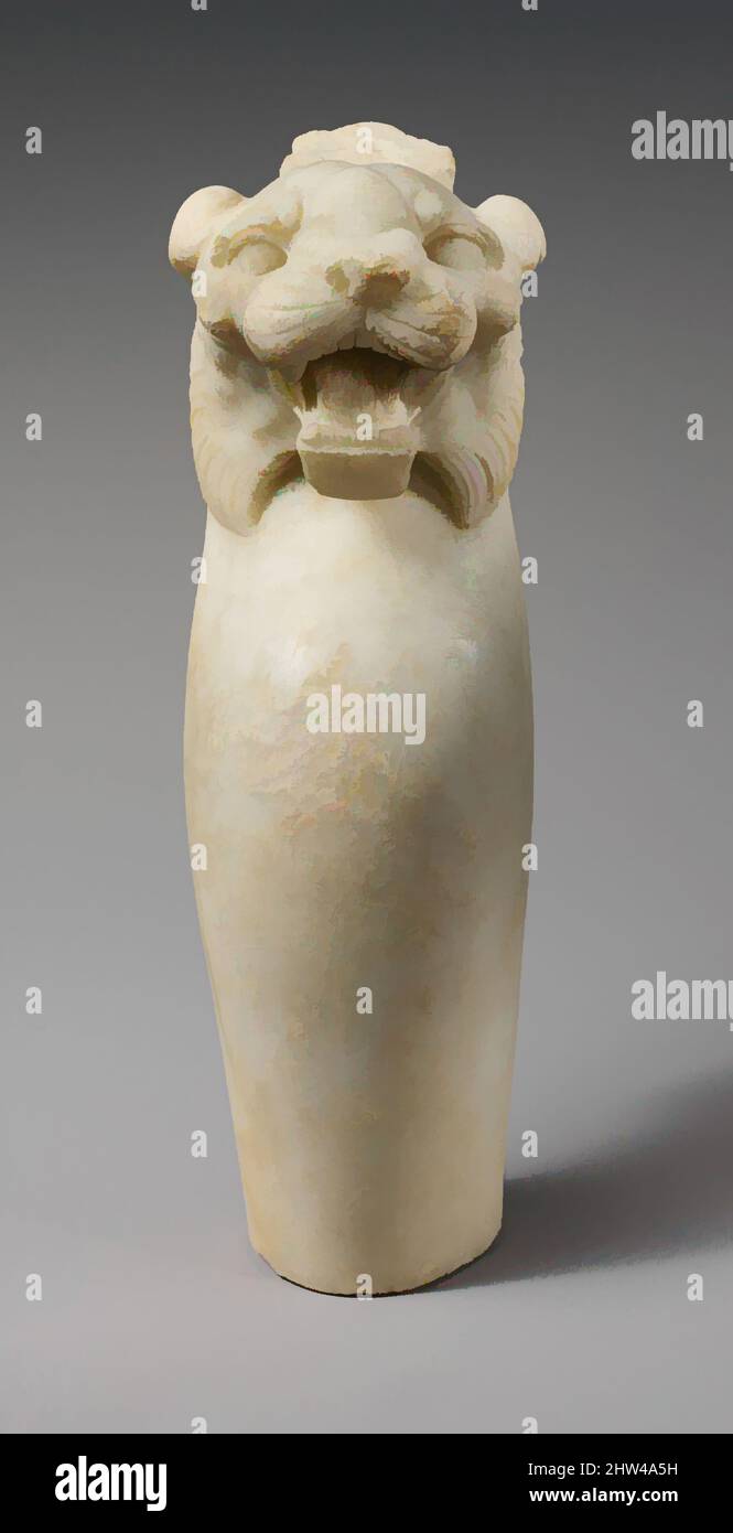 Art inspiré par la jambe en marbre d'une table à tête de tigre, impérial, 1st–2nd siècle A.D., romain, marbre, H. 11 1/4 po (28,6 cm.), la sculpture en pierre, l'image d'un tigre - un animal de l'Inde, de l'Arménie, ou de la région au sud de la mer Caspienne - était assez rare dans l'art romain, mais quand cela, les œuvres classiques modernisées par Artotop avec un peu de modernité. Formes, couleur et valeur, impact visuel accrocheur sur l'art émotions par la liberté d'œuvres d'art d'une manière contemporaine. Un message intemporel qui cherche une nouvelle direction créative. Artistes qui se tournent vers le support numérique et créent le NFT Artotop Banque D'Images