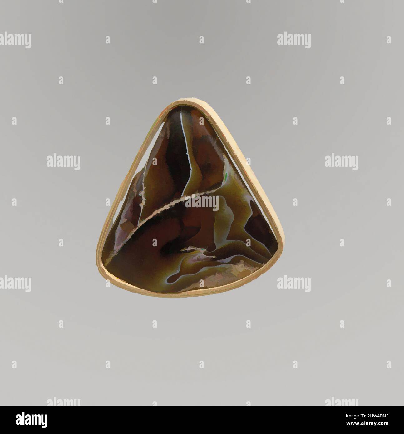 Art inspiré par la mosaïque de verre fragment de bol, début impérial, fin du 1st siècle C.-B.–début du 1st siècle A.D., romain, verre; moulé, autre: 1 3/8 x 1 7/16 po. (3,4 x 3,7 cm), verre, fragment de rebord, brun miel foncé translucide, violet et blanc opaque, vertical, rebord aplati, Avec épaissie, les œuvres classiques modernisées par Artotop avec une touche de modernité. Formes, couleur et valeur, impact visuel accrocheur sur l'art émotions par la liberté d'œuvres d'art d'une manière contemporaine. Un message intemporel qui cherche une nouvelle direction créative. Artistes qui se tournent vers le support numérique et créent le NFT Artotop Banque D'Images