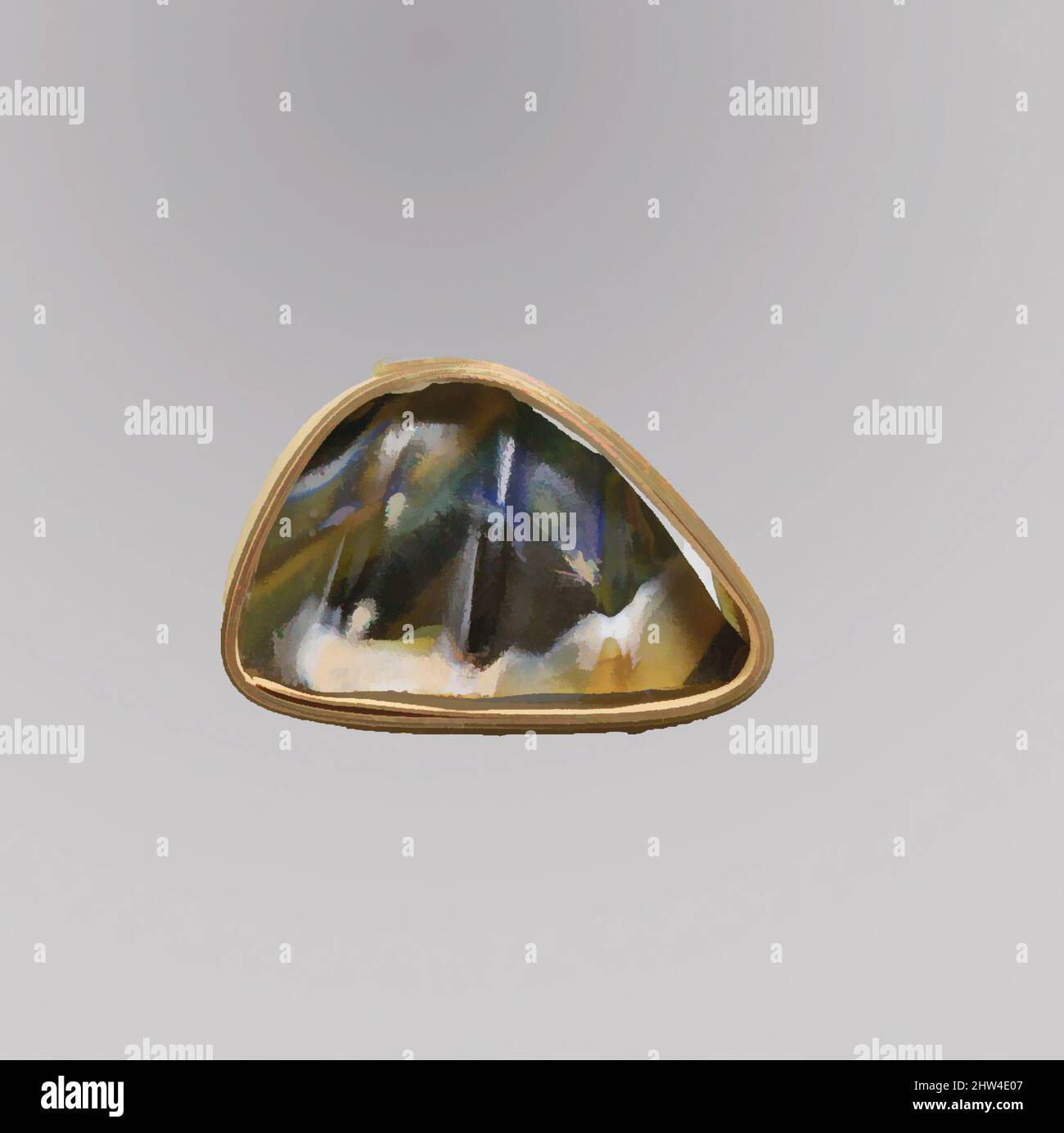 Art inspiré par le fragment de bol en mosaïque de verre, impérial précoce, fin du 1st siècle C.-B.–début du 1st siècle A.D., romain, verre; moulé et à outils, autre : 15/16 x 1 1/2 po. (2,4 x 3,8 cm), verre, fragment de corps, bleu cobalt translucide, violet, Jaune miel, et blanc opaque., Convex, œuvres classiques modernisées par Artotop avec une touche de modernité. Formes, couleur et valeur, impact visuel accrocheur sur l'art émotions par la liberté d'œuvres d'art d'une manière contemporaine. Un message intemporel qui cherche une nouvelle direction créative. Artistes qui se tournent vers le support numérique et créent le NFT Artotop Banque D'Images