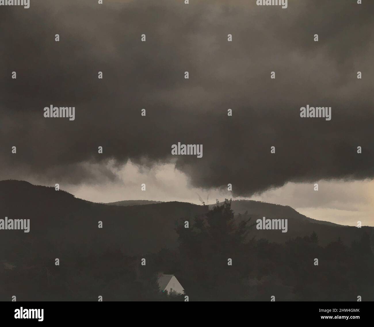 Art inspiré par la musique – Une séquence de dix photographies de nuages, n° 1, 1922, imprimé platine, 19,2 x 24,1 cm. (7 9/16 x 9 1/2 po.), photographies, Alfred Stieglitz (américain, Hoboken, New Jersey 1864–1946 New York), Stieglitz, pionnier de la vision photographique moderne, était une œuvre spirituelle classique modernisée par Artotop avec une touche de modernité. Formes, couleur et valeur, impact visuel accrocheur sur l'art émotions par la liberté d'œuvres d'art d'une manière contemporaine. Un message intemporel qui cherche une nouvelle direction créative. Artistes qui se tournent vers le support numérique et créent le NFT Artotop Banque D'Images