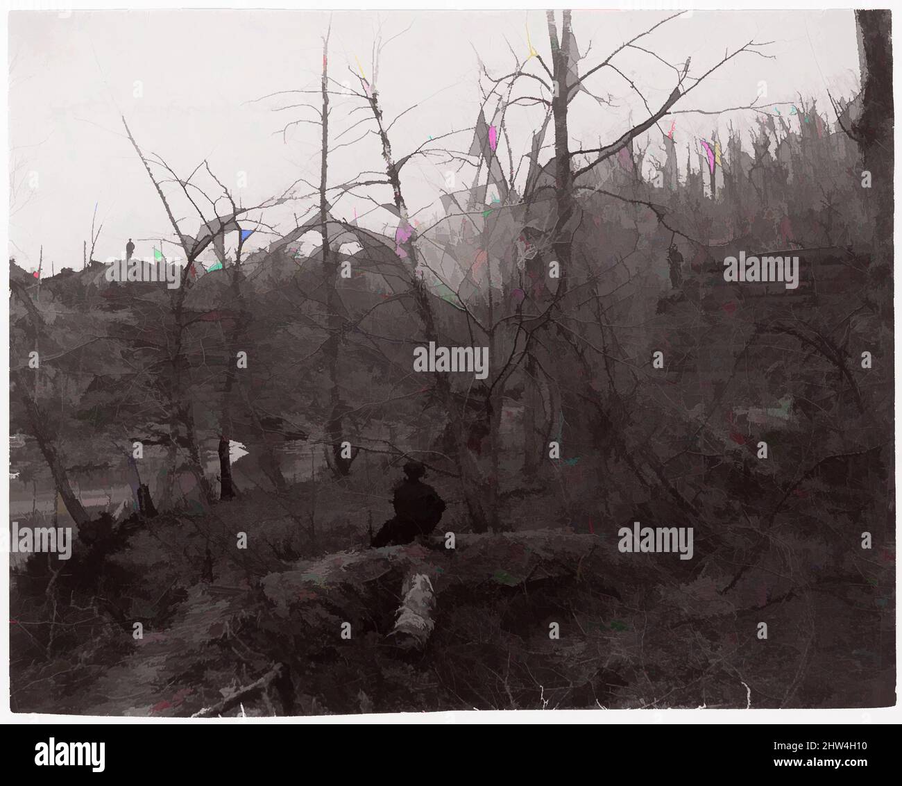 Art inspiré par Bull Run. Blackburn's Ford, CA. 1862, impression argentée d'albumine de négatif de verre, photographies, Timothy H. O'Sullivan (américain, né en Irlande, 1840–1882, oeuvres classiques modernisées par Artotop avec une touche de modernité. Formes, couleur et valeur, impact visuel accrocheur sur l'art émotions par la liberté d'œuvres d'art d'une manière contemporaine. Un message intemporel qui cherche une nouvelle direction créative. Artistes qui se tournent vers le support numérique et créent le NFT Artotop Banque D'Images