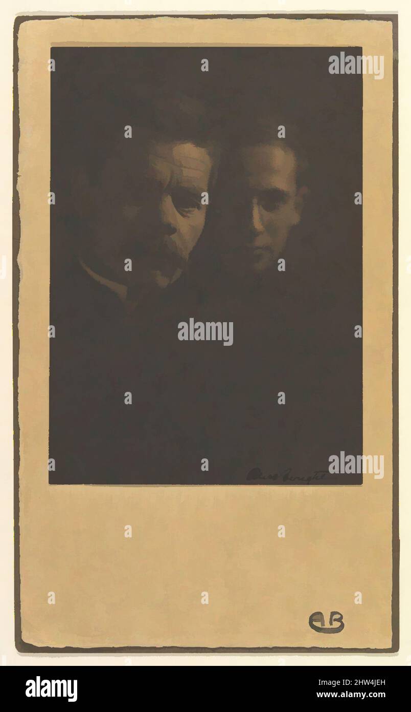 Art inspiré par Maxim Gorky et Zena Peschkoff, son fils adopté, ca. 1910, imprimé Platinum, photographies, Alice Boughton (américaine, 1865–1943, Œuvres classiques modernisées par Artotop avec une touche de modernité. Formes, couleur et valeur, impact visuel accrocheur sur l'art émotions par la liberté d'œuvres d'art d'une manière contemporaine. Un message intemporel qui cherche une nouvelle direction créative. Artistes qui se tournent vers le support numérique et créent le NFT Artotop Banque D'Images