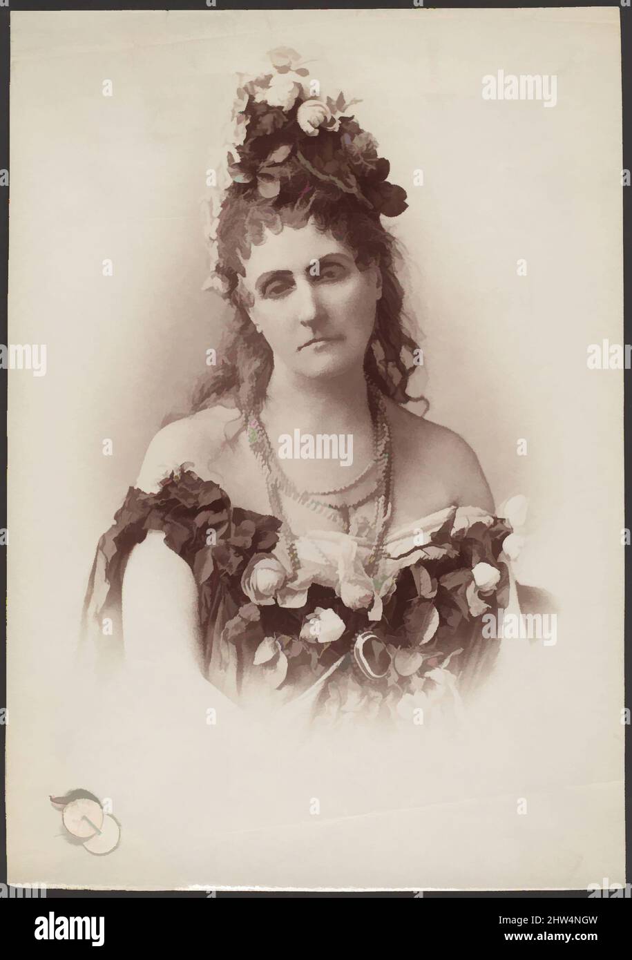 Art inspiré par la comtesse de Castiglione, de série des Roses, 1895, impression argentée en négatif de verre, environ 14,3 x 9,9 cm (5 5/8 x 3 7/8 in.), photographies, Pierre-Louis Pierson (français, 1822–1913, œuvres classiques modernisées par Artotop avec une touche de modernité. Formes, couleur et valeur, impact visuel accrocheur sur l'art émotions par la liberté d'œuvres d'art d'une manière contemporaine. Un message intemporel qui cherche une nouvelle direction créative. Artistes qui se tournent vers le support numérique et créent le NFT Artotop Banque D'Images