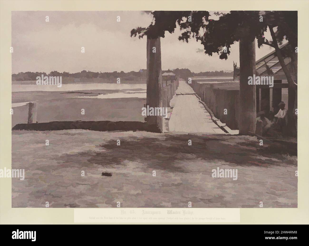 Art inspiré par Amerapoora: Wooden Bridge, 1 septembre – 21 octobre 1855, Purchase, The Buddy Taub Foundation, Dennis A. Roach et Jill Roach, directeurs, et Alfred Stieglitz Society Gifts, 2012, image: 22,3 x 32,4 cm (8 3/4 x 12 3/4 po), photographies, Linnaeus tripe (British, Devonport, Classic œuvres modernisées par Artotop avec une touche de modernité. Formes, couleur et valeur, impact visuel accrocheur sur l'art émotions par la liberté d'œuvres d'art d'une manière contemporaine. Un message intemporel qui cherche une nouvelle direction créative. Artistes qui se tournent vers le support numérique et créent le NFT Artotop Banque D'Images Art inspiré par Amerapoora: Wooden Bridge, 1 septembre – 21 octobre 1855, Purchase, The Buddy Taub Foundation, Dennis A. Roach et Jill Roach, directeurs, et Alfred Stieglitz Society Gifts, 2012, image: 22,3 x 32,4 cm (8 3/4 x 12 3/4 po), photographies, Linnaeus tripe (British, Devonport, Classic œuvres modernisées par Artotop avec une touche de modernité. Formes, couleur et valeur, impact visuel accrocheur sur l'art émotions par la liberté d'œuvres d'art d'une manière contemporaine. Un message intemporel qui cherche une nouvelle direction créative. Artistes qui se tournent vers le support numérique et créent le NFT Artotop Banque D'Images