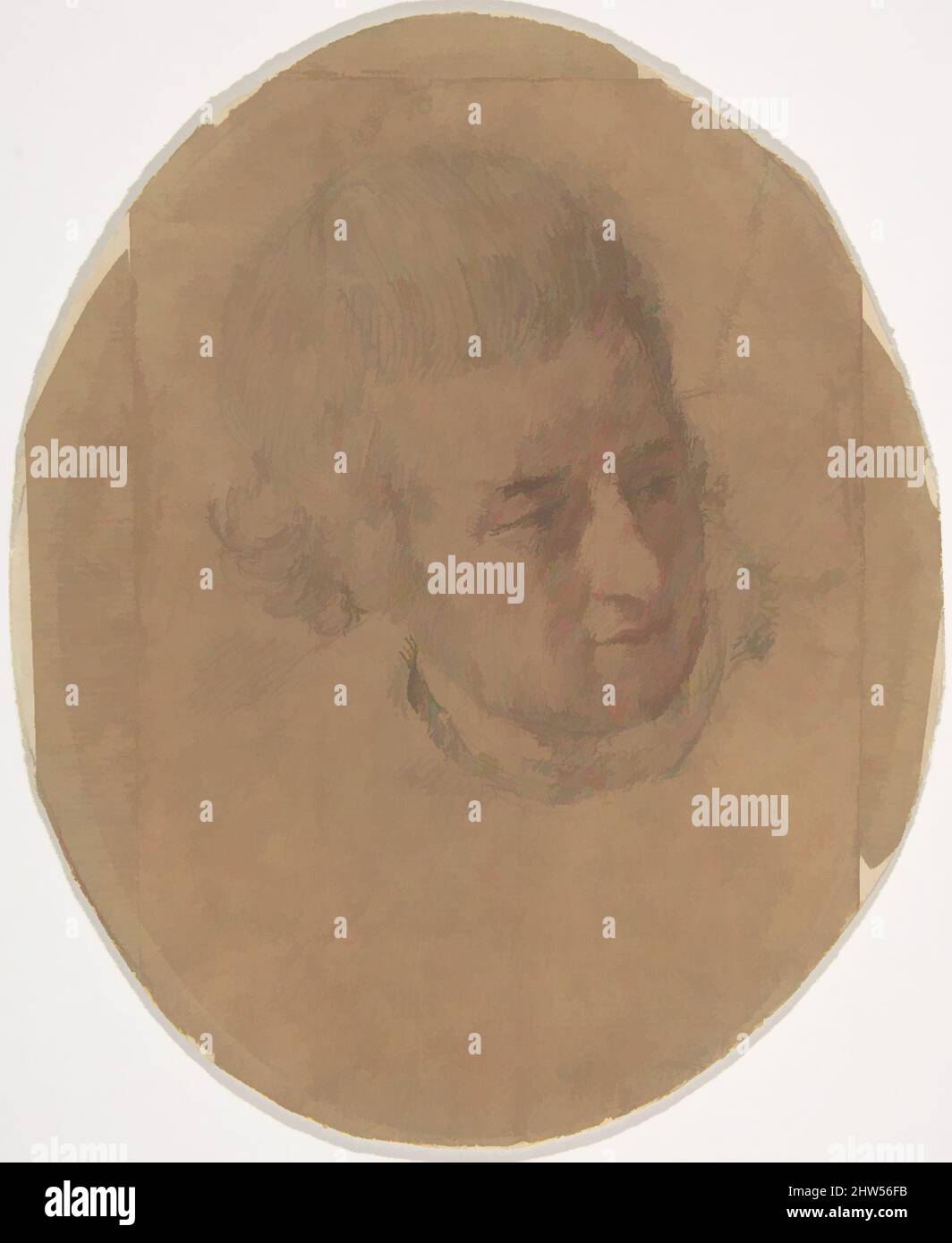 Art inspiré par Thomas Howard, 3rd comte d'Effingham et 9th baron Howard, 1764–1802, craie noire et rouge, vernie, sur papier peint fin. Ovale, 5-1/2 x 4-1/2 po (14,0 x 11,4 cm), dessins, Francesco Bartolozzi (Italien, Florence 1728–1815 Lisbonne, oeuvres classiques modernisées par Artotop avec une touche de modernité. Formes, couleur et valeur, impact visuel accrocheur sur l'art émotions par la liberté d'œuvres d'art d'une manière contemporaine. Un message intemporel qui cherche une nouvelle direction créative. Artistes qui se tournent vers le support numérique et créent le NFT Artotop Banque D'Images Art inspiré par Thomas Howard, 3rd comte d'Effingham et 9th baron Howard, 1764–1802, craie noire et rouge, vernie, sur papier peint fin. Ovale, 5-1/2 x 4-1/2 po (14,0 x 11,4 cm), dessins, Francesco Bartolozzi (Italien, Florence 1728–1815 Lisbonne, oeuvres classiques modernisées par Artotop avec une touche de modernité. Formes, couleur et valeur, impact visuel accrocheur sur l'art émotions par la liberté d'œuvres d'art d'une manière contemporaine. Un message intemporel qui cherche une nouvelle direction créative. Artistes qui se tournent vers le support numérique et créent le NFT Artotop Banque D'Images
