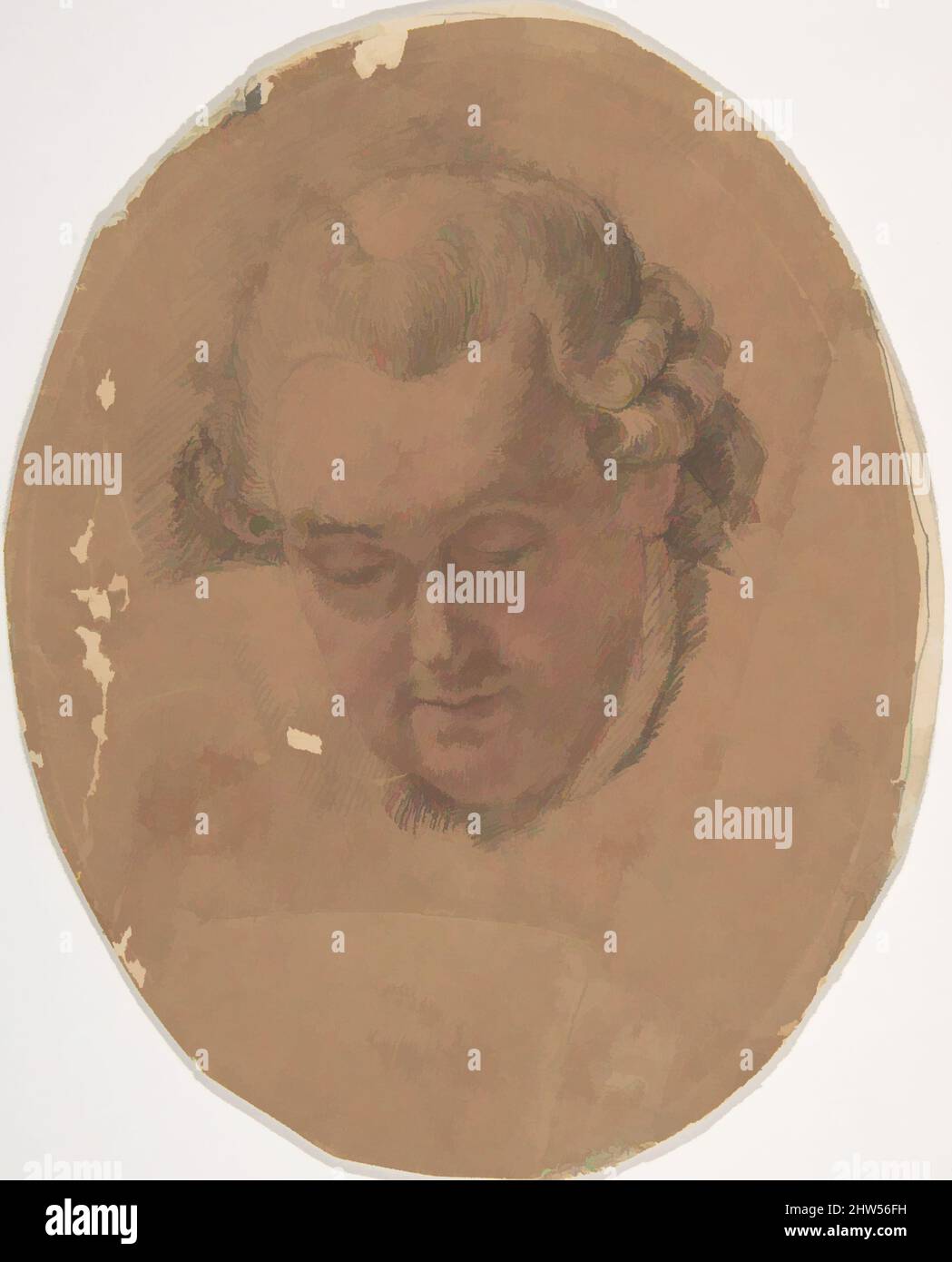 Art inspiré par Wiliam Henry Cavendish Bentinck, 3rd Duke of Portland, 1764–1802, craie noire et rouge, vernie, sur papier peint fin. Ovale, 7-1/16 x 5-9/16 po (17,9 x 14,1 cm), dessins, Francesco Bartolozzi (Italien, Florence 1728–1815 Lisbonne, oeuvres classiques modernisées par Artotop avec une touche de modernité. Formes, couleur et valeur, impact visuel accrocheur sur l'art émotions par la liberté d'œuvres d'art d'une manière contemporaine. Un message intemporel qui cherche une nouvelle direction créative. Artistes qui se tournent vers le support numérique et créent le NFT Artotop Banque D'Images Art inspiré par Wiliam Henry Cavendish Bentinck, 3rd Duke of Portland, 1764–1802, craie noire et rouge, vernie, sur papier peint fin. Ovale, 7-1/16 x 5-9/16 po (17,9 x 14,1 cm), dessins, Francesco Bartolozzi (Italien, Florence 1728–1815 Lisbonne, oeuvres classiques modernisées par Artotop avec une touche de modernité. Formes, couleur et valeur, impact visuel accrocheur sur l'art émotions par la liberté d'œuvres d'art d'une manière contemporaine. Un message intemporel qui cherche une nouvelle direction créative. Artistes qui se tournent vers le support numérique et créent le NFT Artotop Banque D'Images