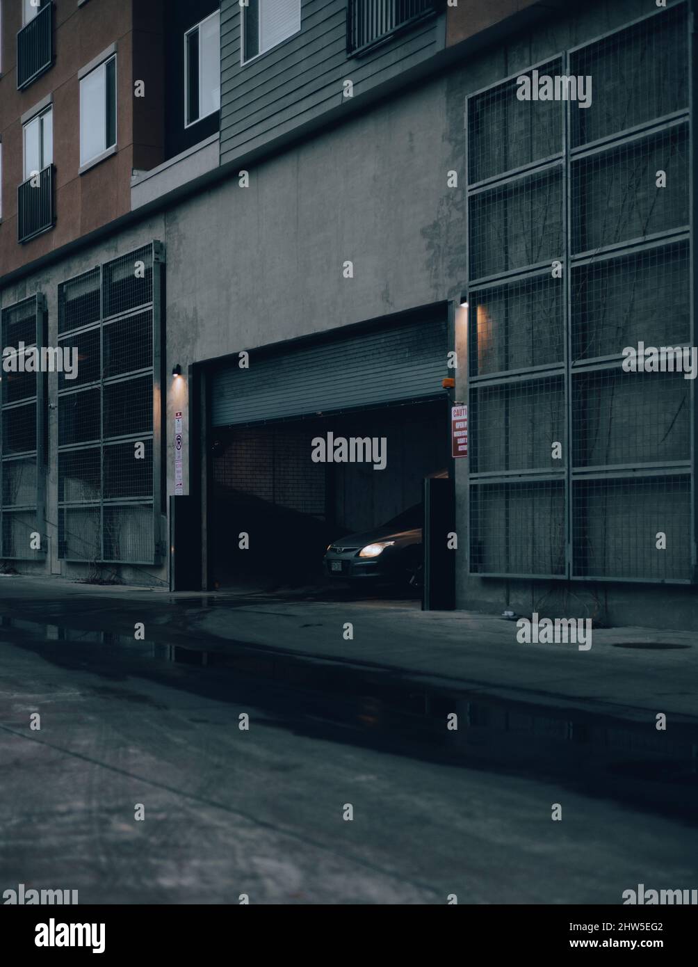 Des photos nocturnes en hiver Banque D'Images