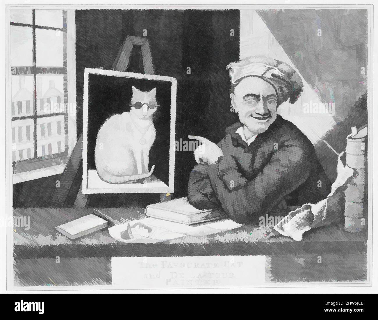 Peintre de chat Banque de photographies et d'images à haute résolution -  Alamy
