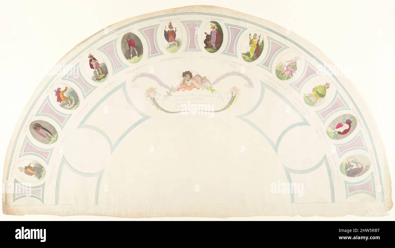 Art inspiré par le Ladies Bill of Fare, or, une copieuse Collection de Beaux, 1795, gravure en gravure et en pointillé, couleur main, gravures, œuvres classiques modernisées par Artotop avec un peu de modernité. Formes, couleur et valeur, impact visuel accrocheur sur l'art émotions par la liberté d'œuvres d'art d'une manière contemporaine. Un message intemporel qui cherche une nouvelle direction créative. Artistes qui se tournent vers le support numérique et créent le NFT Artotop Banque D'Images