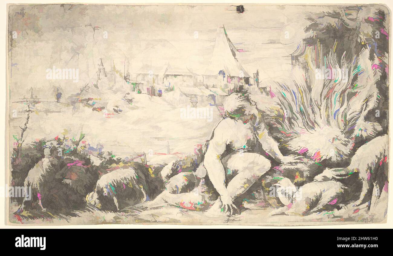 Art inspiré par Moïse et le buisson en feu, ca. 1544–47, Décapage, feuille : 4 15/16 x 8 1/2 po. (12,5 x 21,6 cm), tirages, Andrea Schiavone (Andrea Meldola) (Italien, Zadar (Zara) ca. 1510?–1563 Venise, œuvres classiques modernisées par Artotop avec une touche de modernité. Formes, couleur et valeur, impact visuel accrocheur sur l'art émotions par la liberté d'œuvres d'art d'une manière contemporaine. Un message intemporel qui cherche une nouvelle direction créative. Artistes qui se tournent vers le support numérique et créent le NFT Artotop Banque D'Images Art inspiré par Moïse et le buisson en feu, ca. 1544–47, Décapage, feuille : 4 15/16 x 8 1/2 po. (12,5 x 21,6 cm), tirages, Andrea Schiavone (Andrea Meldola) (Italien, Zadar (Zara) ca. 1510?–1563 Venise, œuvres classiques modernisées par Artotop avec une touche de modernité. Formes, couleur et valeur, impact visuel accrocheur sur l'art émotions par la liberté d'œuvres d'art d'une manière contemporaine. Un message intemporel qui cherche une nouvelle direction créative. Artistes qui se tournent vers le support numérique et créent le NFT Artotop Banque D'Images