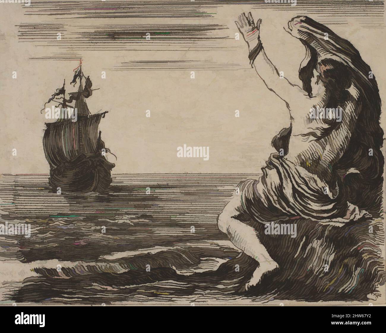 Art inspiré par Theseus et Ariadne, du jeu de la mythologie, 1644, Etching; premier état de cinq, feuille: 1 13/16 × 2 5/16 po. (4,6 × 5,8 cm), estampes, Etched by Stefano della Bella (Italien, Florence 1610–1664 Florence), conçu par Jean Desmarets de Saint-Sorlin, oeuvres classiques modernisées par Artotop avec une touche de modernité. Formes, couleur et valeur, impact visuel accrocheur sur l'art émotions par la liberté d'œuvres d'art d'une manière contemporaine. Un message intemporel qui cherche une nouvelle direction créative. Artistes qui se tournent vers le support numérique et créent le NFT Artotop Banque D'Images