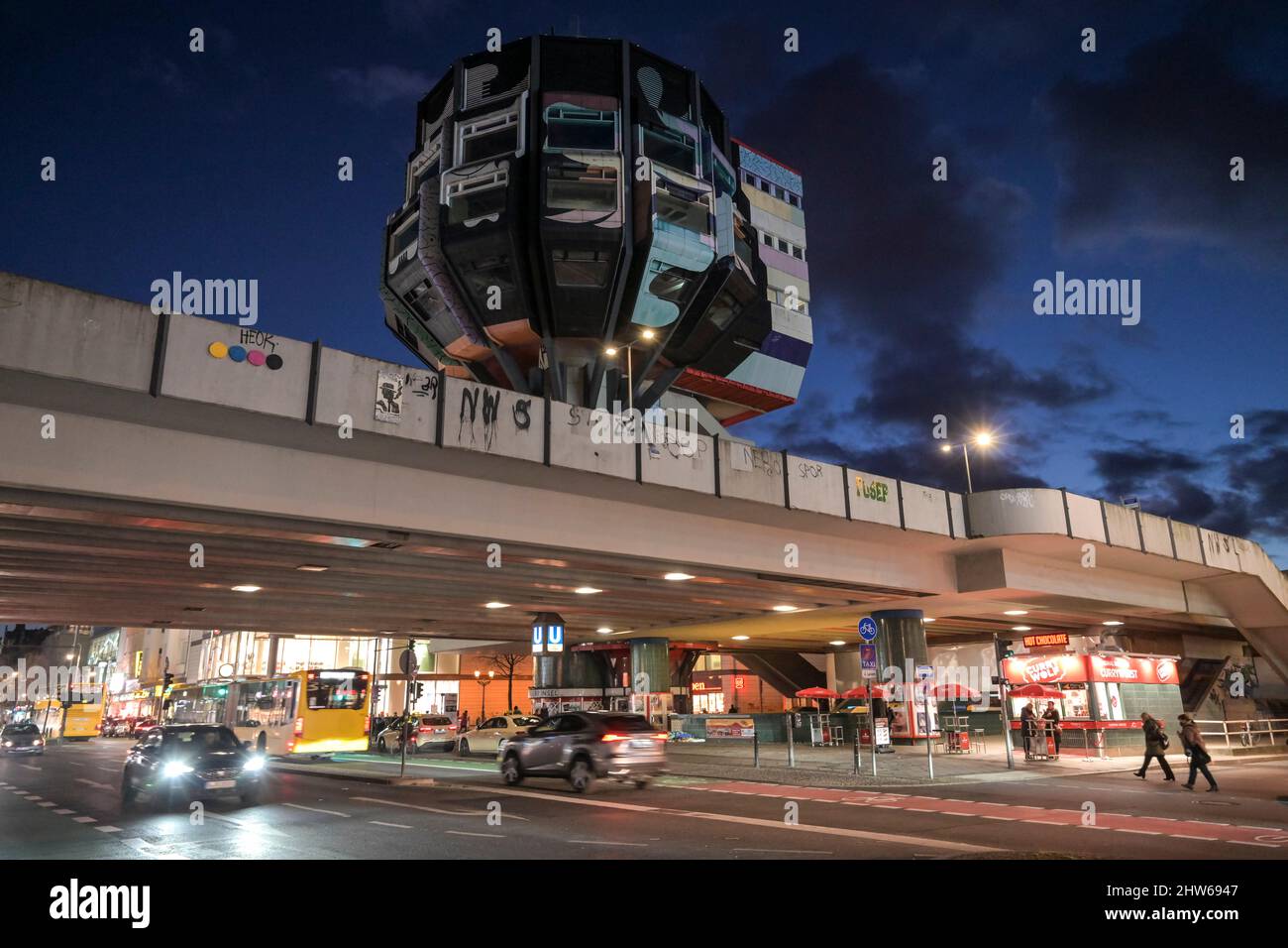 Bierpinsel, Schlossstrasse, Steglitz, Steglitz-Zehlendorf, Berlin, Deutschland Banque D'Images