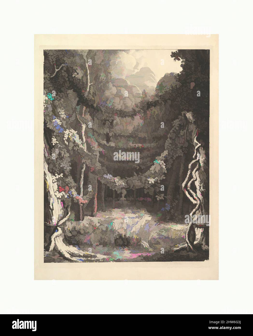 Art inspiré par Frontispiece pour l'heft IV de 'Homer nach Antiken gezeichnet', Göttingen: Heinrich Dieterik, 1801–05 et Stuttgart: J. G. Cotta, 1821, ca. 1796, décapage à la craie noire; impression d'épreuve au toucher, plaque : 17 13/16 x 14 1/16 po. (45,2 x 35,7 cm), Prints, Johann Heinrich, œuvres classiques modernisées par Artotop avec une touche de modernité. Formes, couleur et valeur, impact visuel accrocheur sur l'art émotions par la liberté d'œuvres d'art d'une manière contemporaine. Un message intemporel qui cherche une nouvelle direction créative. Artistes qui se tournent vers le support numérique et créent le NFT Artotop Banque D'Images