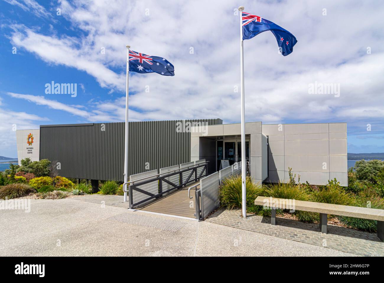 National Anzac Centre, un musée moderne commémorant l'ANZACS de la première Guerre mondiale, Albany, Australie occidentale, Australie Banque D'Images