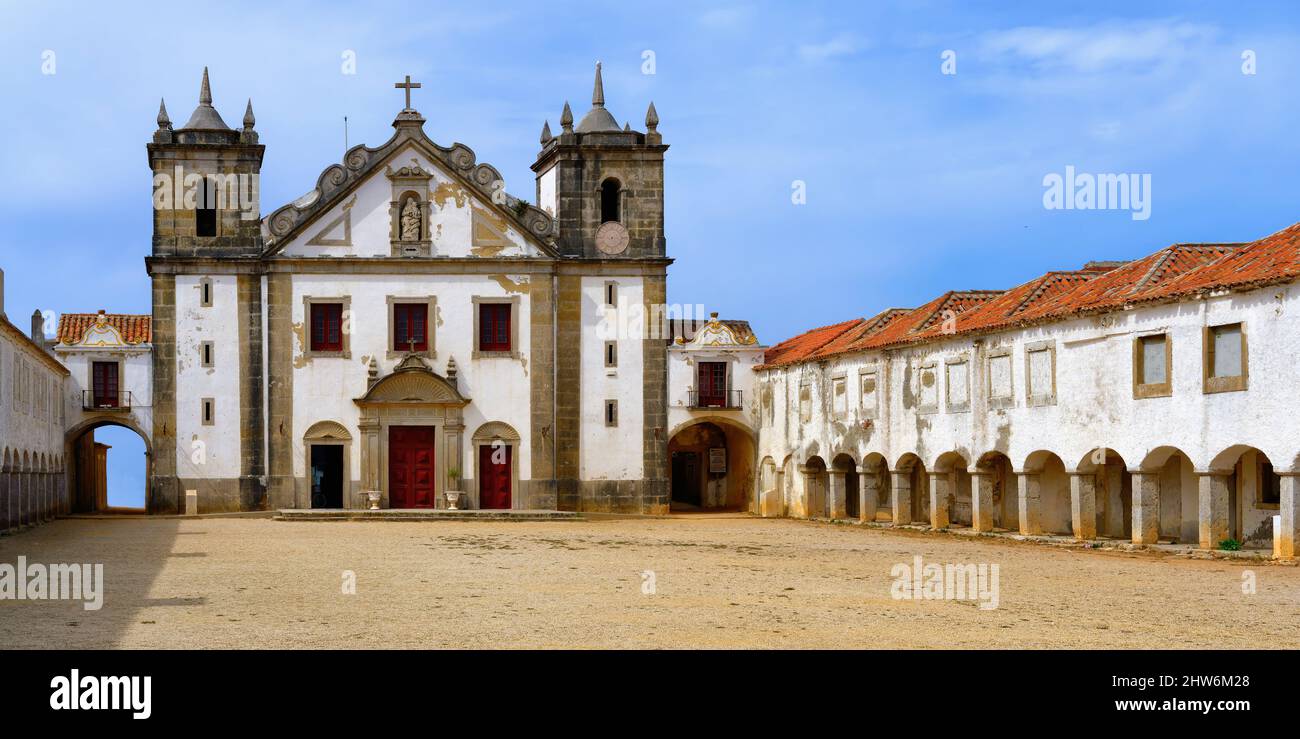 Sanctuaire de notre-Dame du Cap d'Espichel, Sesimbra, Côte de Lisbonne, Setubal, Portugal Banque D'Images