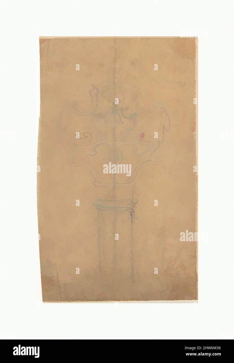 Art inspiré par la plaque d'éclusage française du 15th siècle, env. 1880, Graphite sur papier à tracer, feuille : 3 13/16 x 2 3/8 po. (9,7 x 6 cm), Richardson Ellson & Co. (British, Classic œuvres modernisées par Artotop avec une touche de modernité. Formes, couleur et valeur, impact visuel accrocheur sur l'art émotions par la liberté d'œuvres d'art d'une manière contemporaine. Un message intemporel qui cherche une nouvelle direction créative. Artistes qui se tournent vers le support numérique et créent le NFT Artotop Banque D'Images