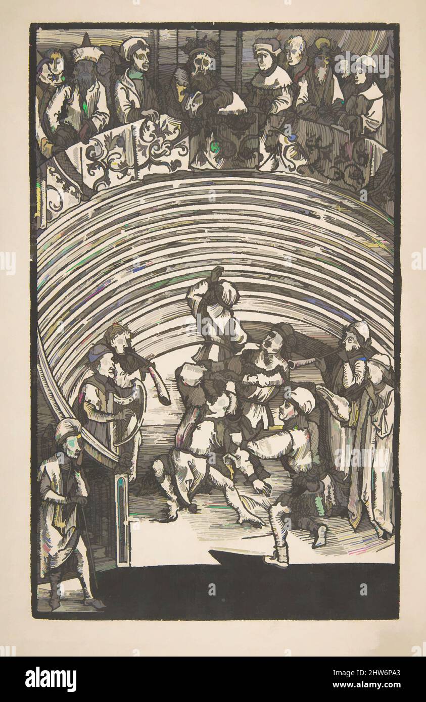 Art inspiré par l'illustration de la Comédie de Terence, 19th Century Reprint, n.d., Woodcut, feuille: 3 1/2 x 5 5/8 po. (8,9 x 14,3 cm), Prints, Albrecht Dürer (allemand, Nuremberg 1471–1528 Nuremberg, œuvres classiques modernisées par Artotop avec une touche de modernité. Formes, couleur et valeur, impact visuel accrocheur sur l'art émotions par la liberté d'œuvres d'art d'une manière contemporaine. Un message intemporel qui cherche une nouvelle direction créative. Artistes qui se tournent vers le support numérique et créent le NFT Artotop Banque D'Images