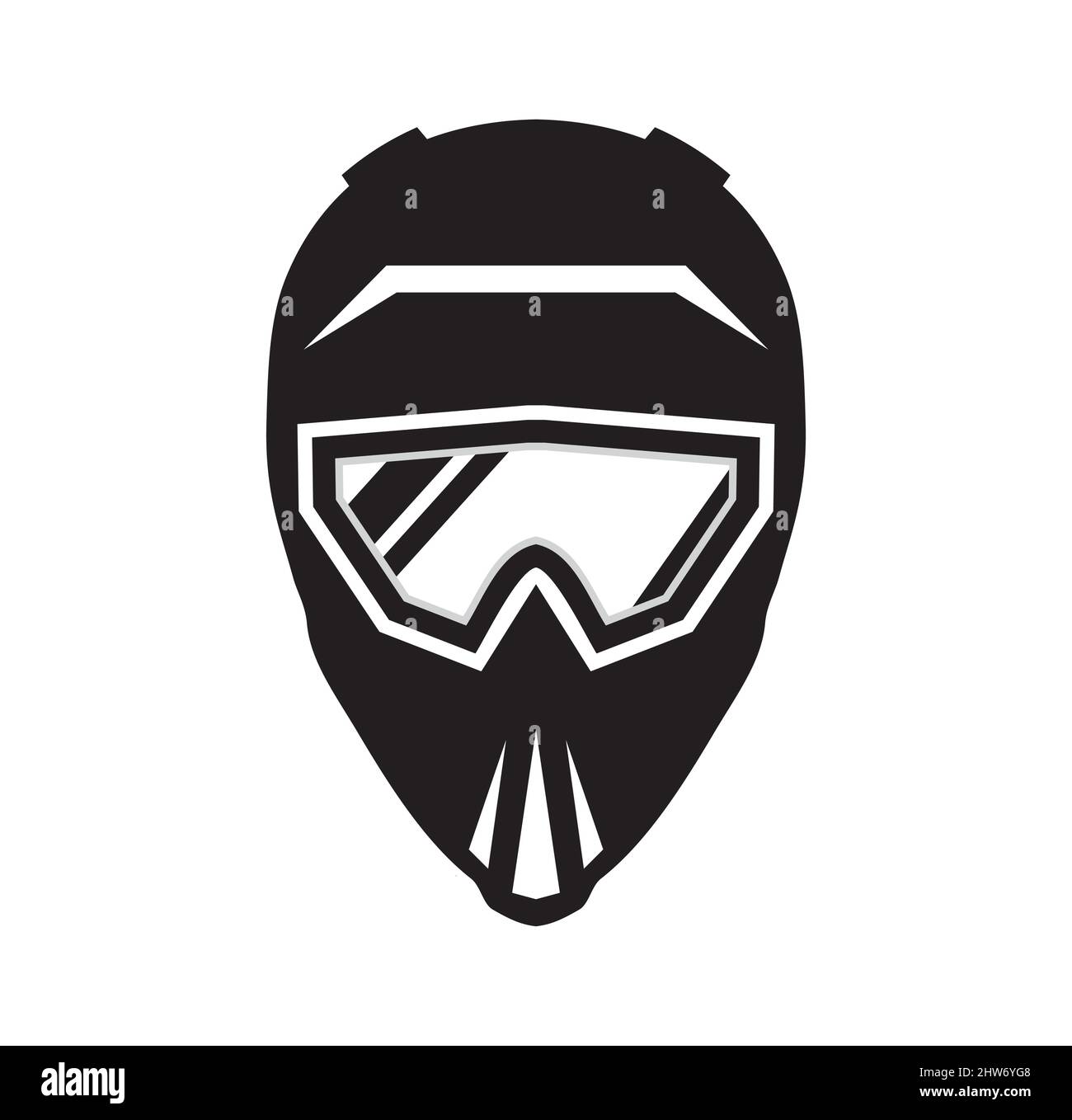 Casque Motocross illustration vecteur eps format , adapté à vos besoins de conception, logo, illustration, animation, etc Illustration de Vecteur