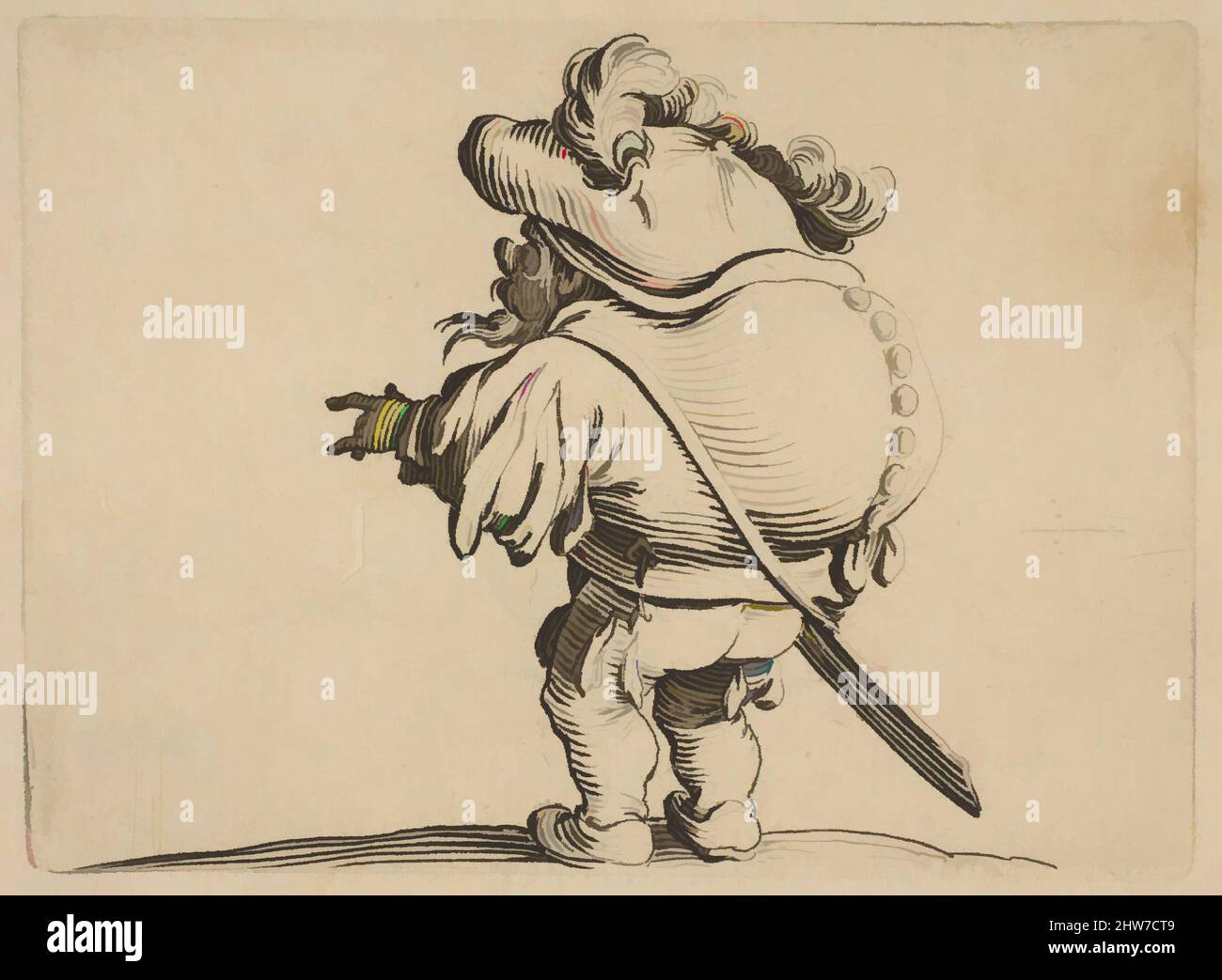 Art inspiré par l'Homme au gros dos Orné d'une allée de Boutons (Homme avec un grand dos orné d'une rangée de boutons), de la variante figure Gobbi, suite appelée aussi les Bossus, les Pygmesques, les Nées Grotesques (divers Hunchbacks, les Hunchbacks, les Pygmesques, les Pygmesques, les grottes, les Pygmesques Œuvres classiques modernisées par Artotop avec une touche de modernité. Formes, couleur et valeur, impact visuel accrocheur sur l'art émotions par la liberté d'œuvres d'art d'une manière contemporaine. Un message intemporel qui cherche une nouvelle direction créative. Artistes qui se tournent vers le support numérique et créent le NFT Artotop Banque D'Images