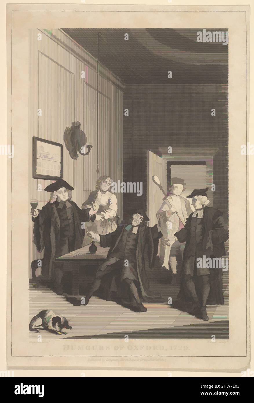 Art inspiré par Frontispiece à 'The Humeurs of Oxford', 1 novembre 1807, gravure, feuille : 7 5/16 x 4 13/16 po. (18,5 x 12,3 cm), Prints, d'après William Hogarth (britannique, Londres 1697–1764 Londres, les œuvres classiques modernisées par Artotop avec une touche de modernité. Formes, couleur et valeur, impact visuel accrocheur sur l'art émotions par la liberté d'œuvres d'art d'une manière contemporaine. Un message intemporel qui cherche une nouvelle direction créative. Artistes qui se tournent vers le support numérique et créent le NFT Artotop Banque D'Images